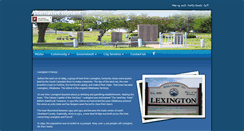 Desktop Screenshot of cityoflexington.com